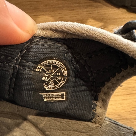 Keen Kids’ Sandals – Blue – Size 1 - Picture 3 of 9